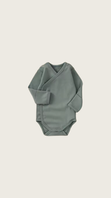 Basic Organic Cotton Romper - Green