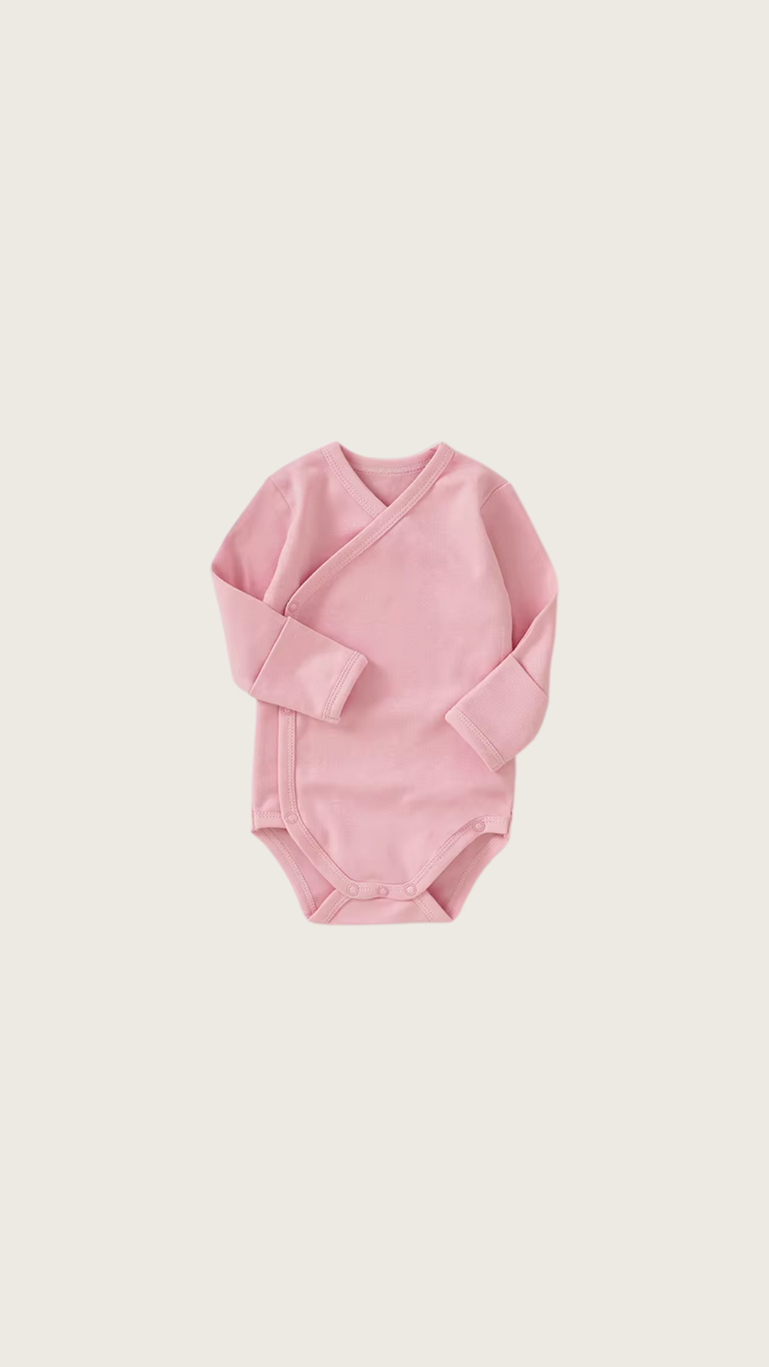 Basic Organic Cotton Romper - Pink