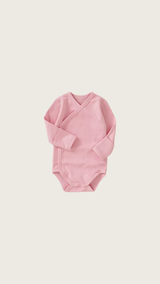 Basic Organic Cotton Romper - Pink