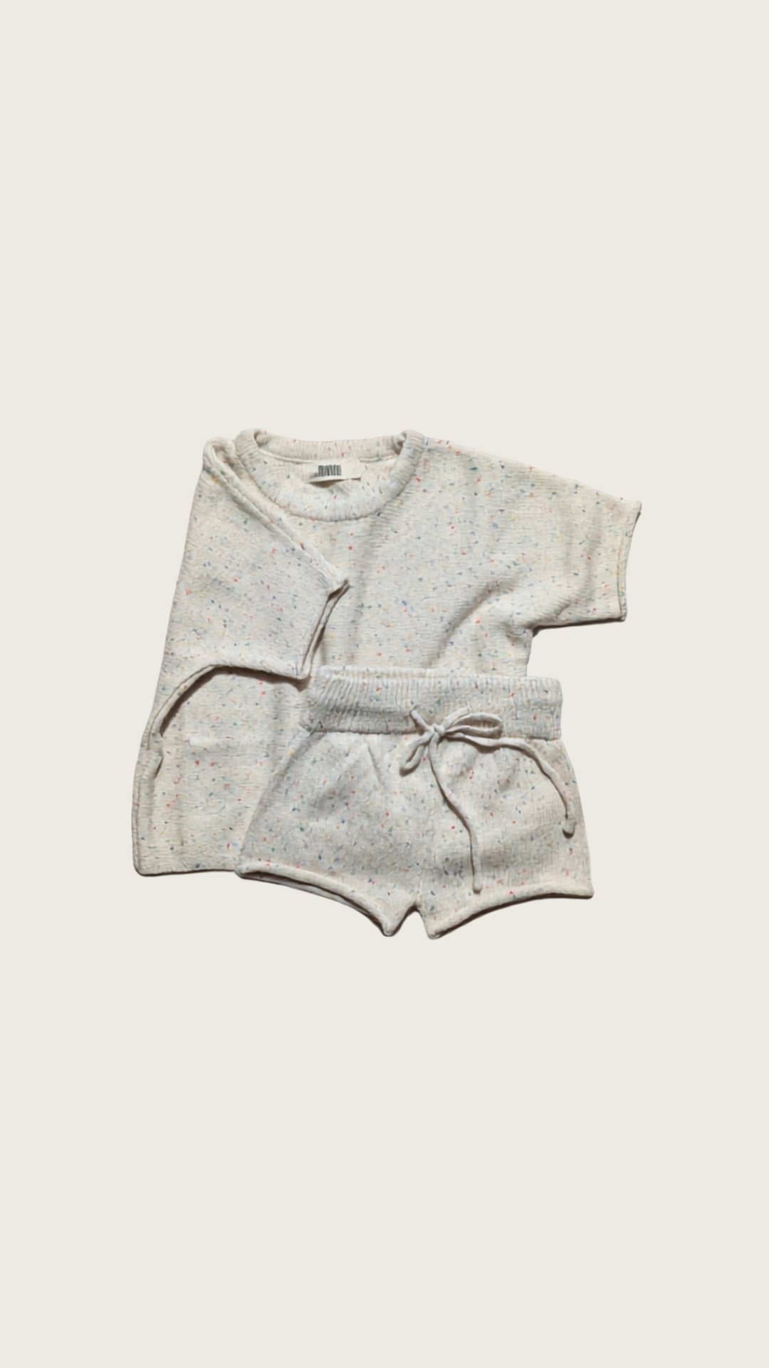 Knitted Top and Shorts Set - Dottie