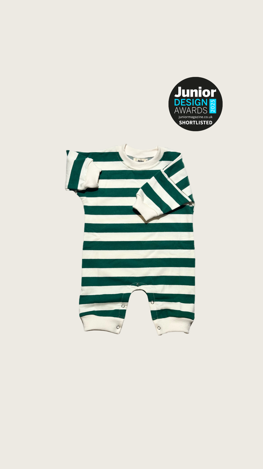 Body Oversize - Rayures vertes 