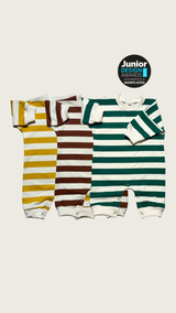 Oversized Cozy Bodysuit Bundle (Mustard + Chestnut + Green)