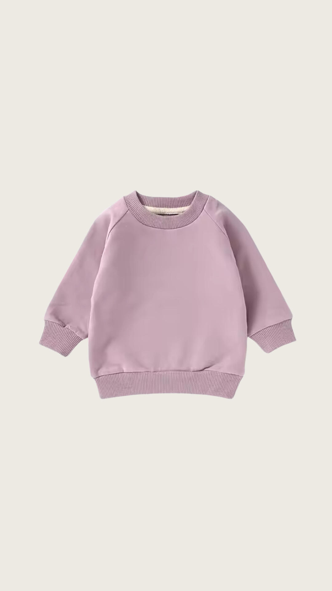 Lavender Organic Cotton Sweater