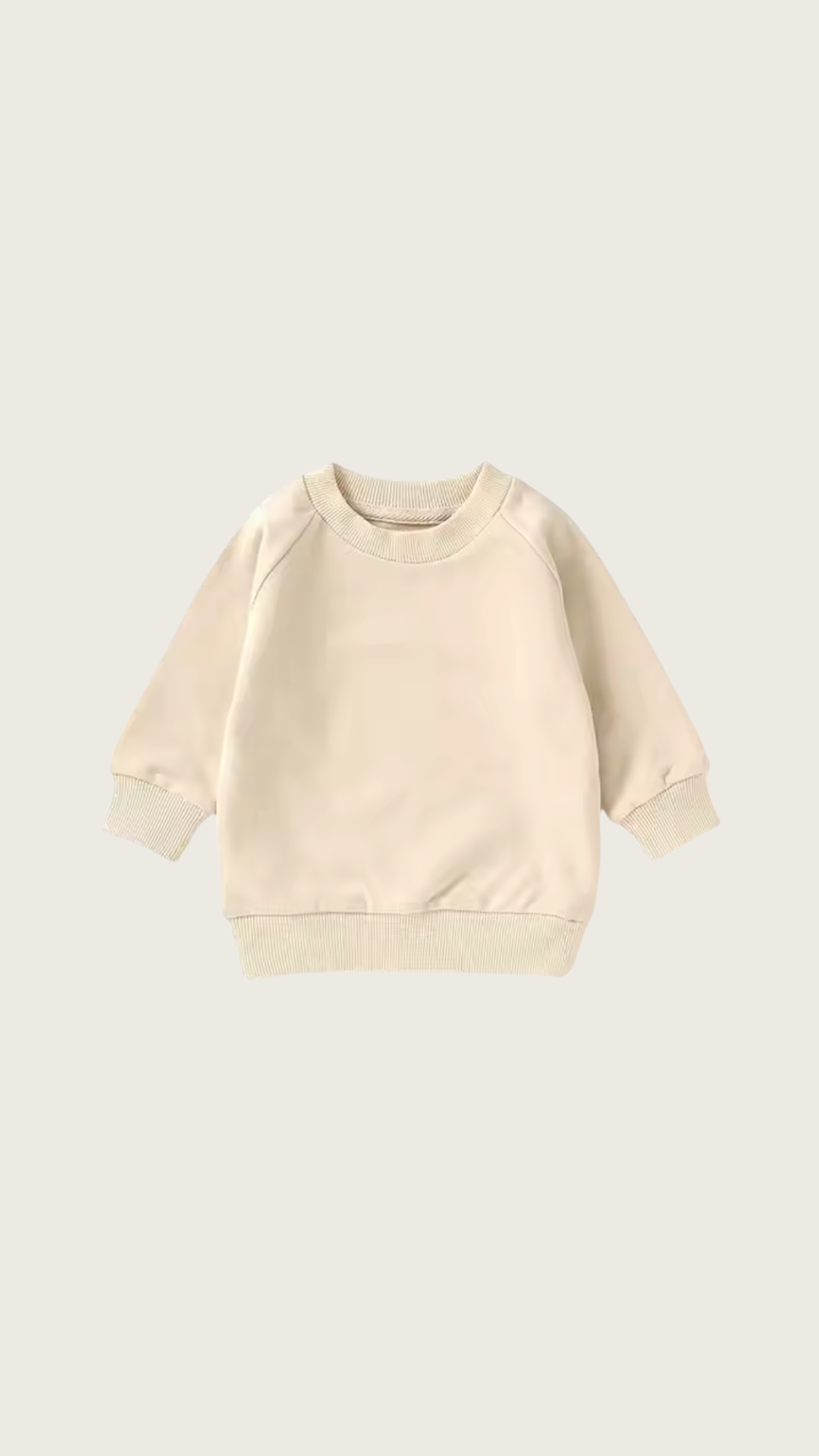 Cream Organic Cotton Sweater
