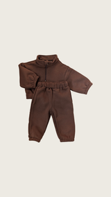 Fleece Tracksuit - Walnut