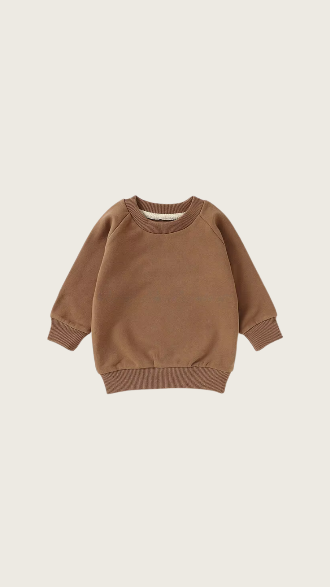 Toffee Organic Cotton Sweater