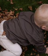 Basic Cotton Long Sleeved T-shirt - Brown