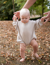 Dove Linen Terry Romper