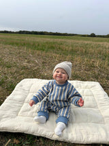Heritage Blue - Striped Oversized Cozy Bodysuit