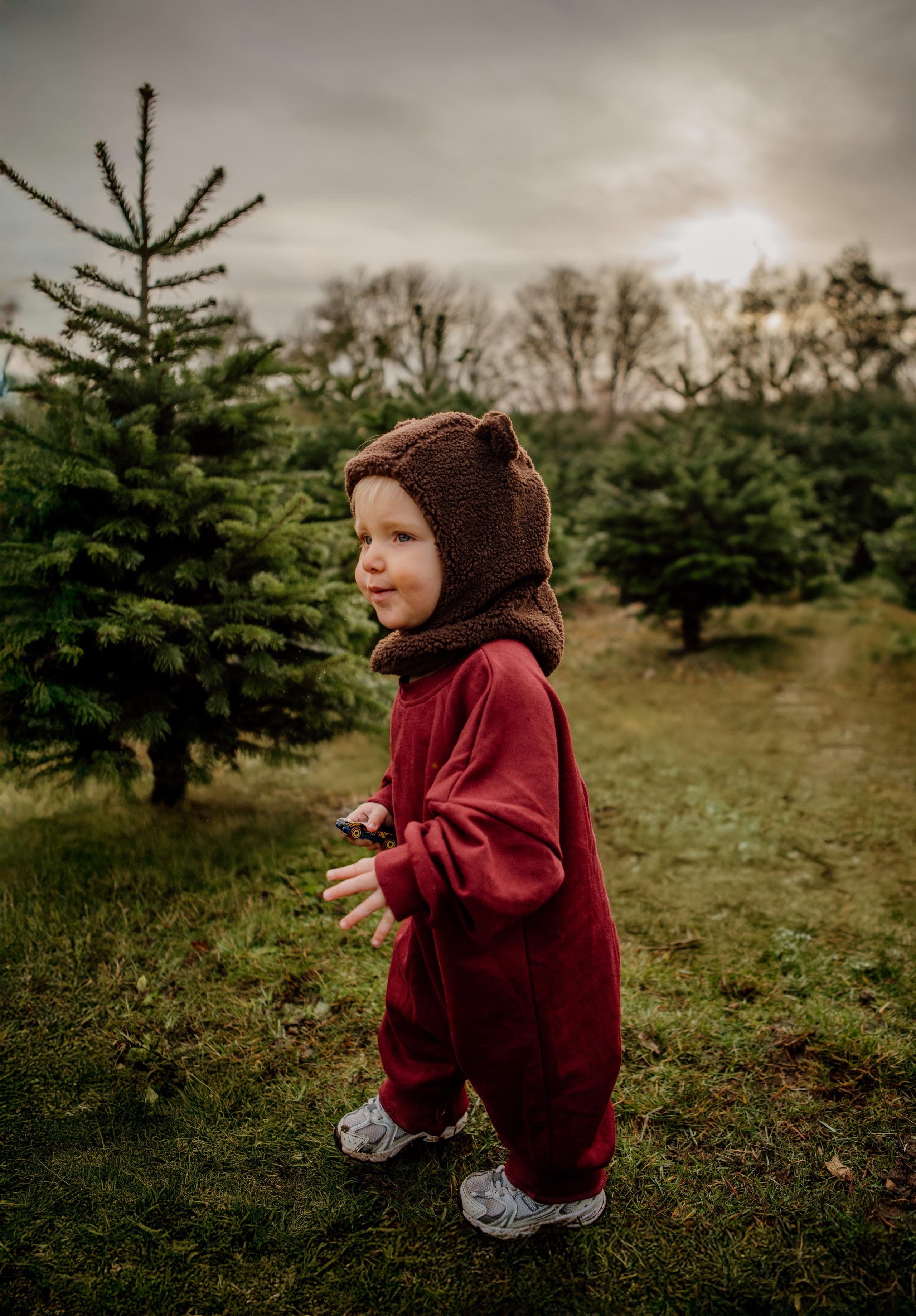 Winter Berry – Oversized Cozy Bodysuit