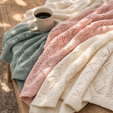 Organic Cotton Honeycomb Blankets