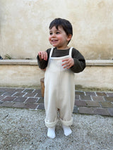 Ivory Bliss Oversized Dungarees