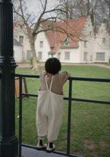 Ivory Bliss Oversized Dungarees