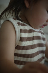 Ribbed Tank & Short Set – Coffee