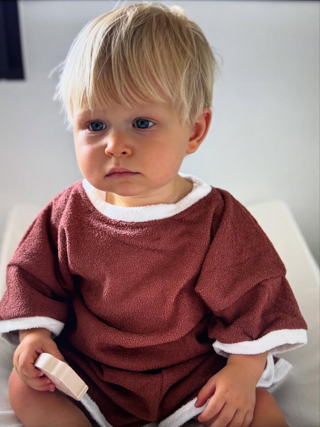 Ensemble T-shirt et Short Cycliste Mocha en Coton 